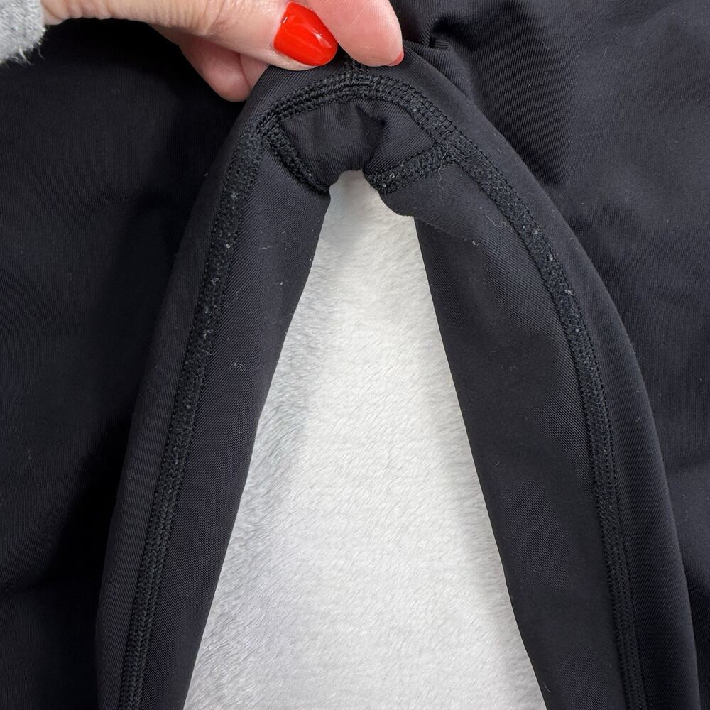 Lululemon Athletica Sz 10 Retreat‎ 7/8 Pants Black Heathered Slate High Rise - Picture 5 of 13